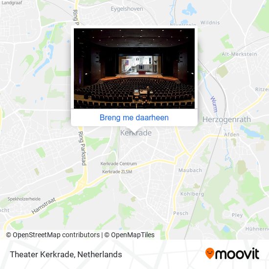 Theater Kerkrade kaart