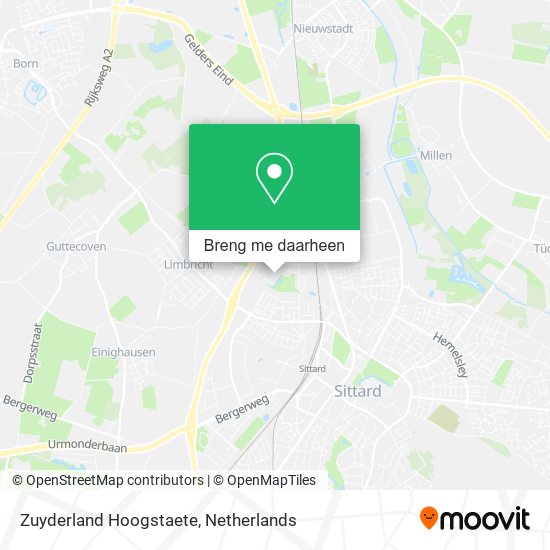 Zuyderland Hoogstaete kaart