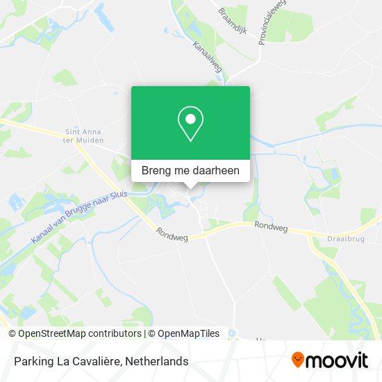 Parking La Cavalière kaart