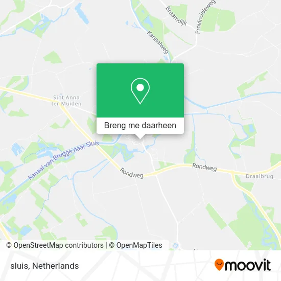 sluis kaart
