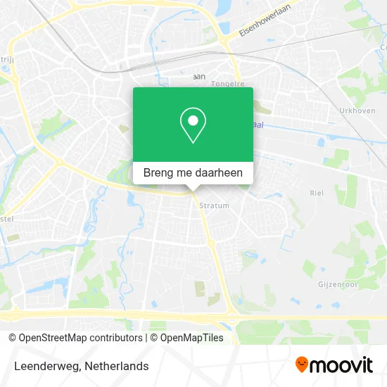 Leenderweg kaart