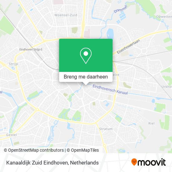 Kanaaldijk Zuid Eindhoven kaart