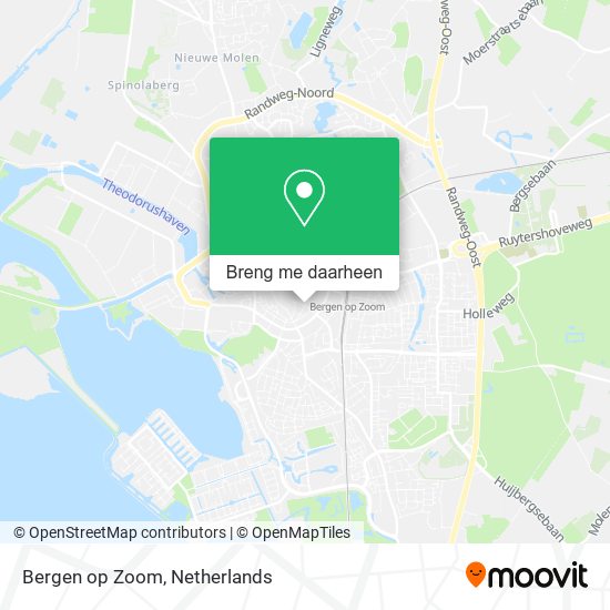 Bergen op Zoom kaart