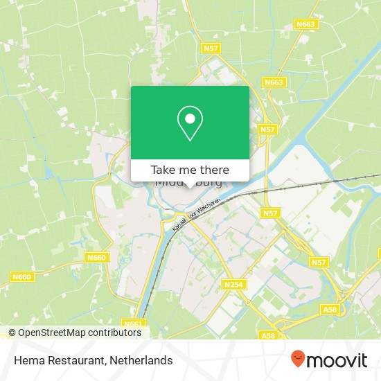 Hema Restaurant kaart