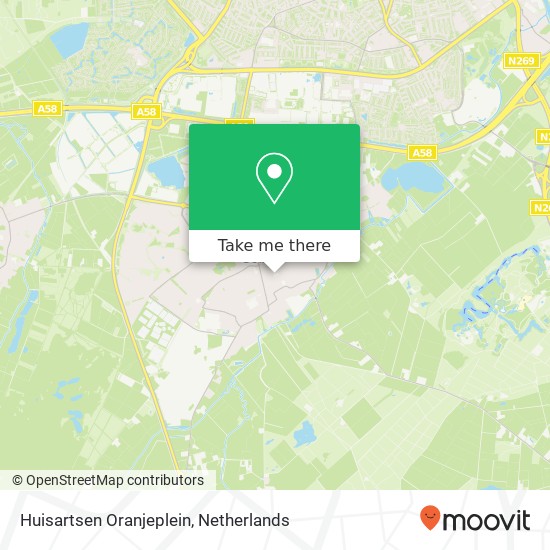Huisartsen Oranjeplein kaart