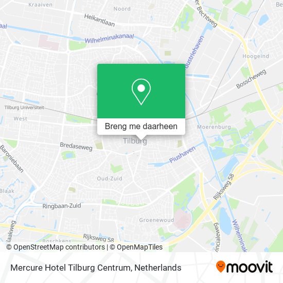 Mercure Hotel Tilburg Centrum kaart