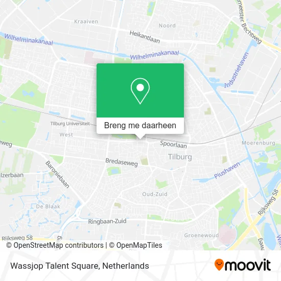 Wassjop Talent Square kaart