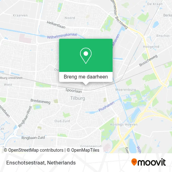Enschotsestraat kaart