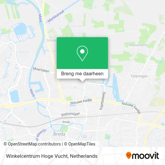 Winkelcentrum Hoge Vucht kaart