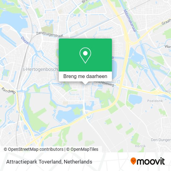 Attractiepark Toverland kaart