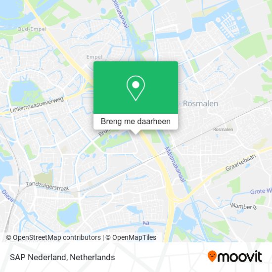 SAP Nederland kaart