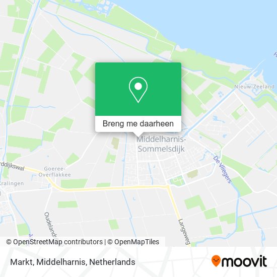 Markt, Middelharnis kaart