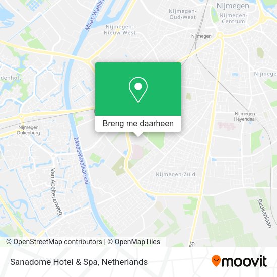 Sanadome Hotel & Spa kaart