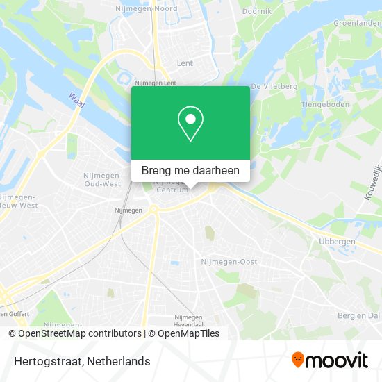 Hertogstraat kaart