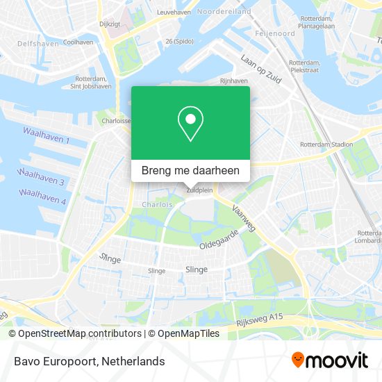 Bavo Europoort kaart