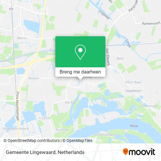Gemeente Lingewaard kaart