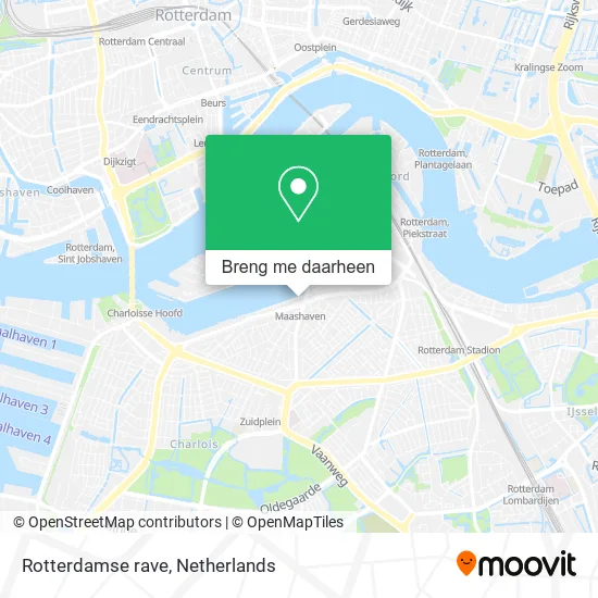 Rotterdamse rave kaart