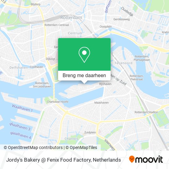 Jordy's Bakery @ Fenix Food Factory kaart