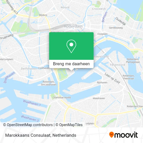 Marokkaans Consulaat kaart