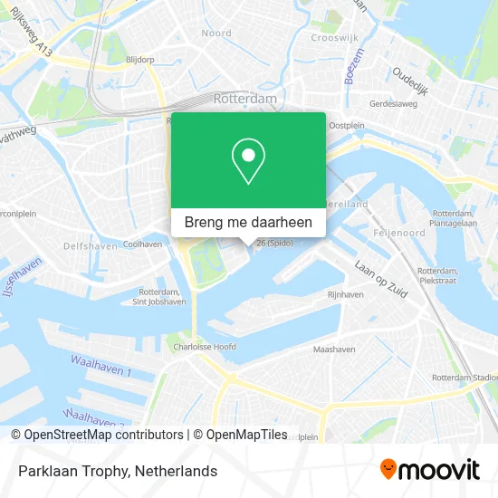 Parklaan Trophy kaart