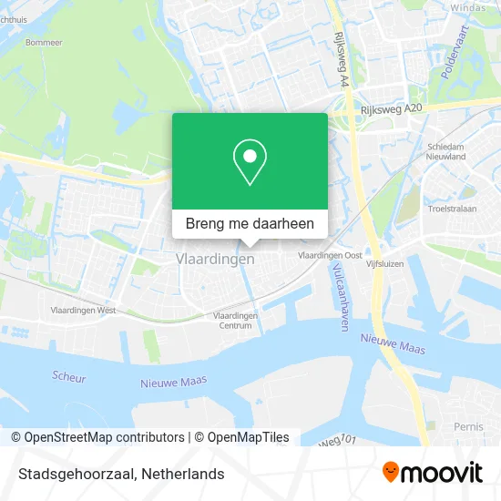 Stadsgehoorzaal kaart