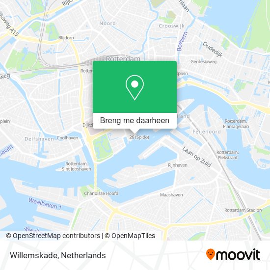Willemskade kaart