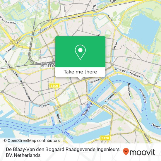 De Blaay-Van den Bogaard Raadgevende Ingenieurs BV kaart