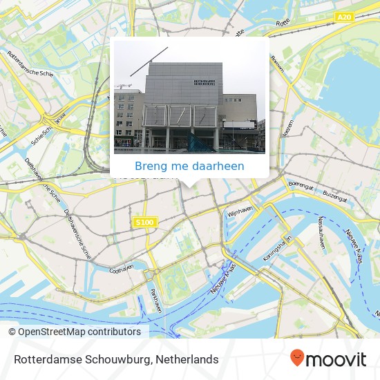 Rotterdamse Schouwburg kaart