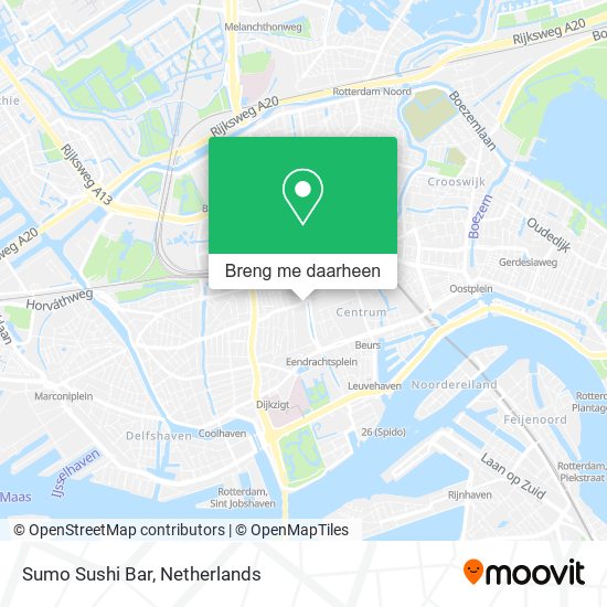 Sumo Sushi Bar kaart