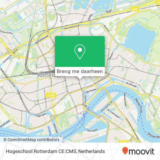 Hogeschool Rotterdam CE:CMS kaart