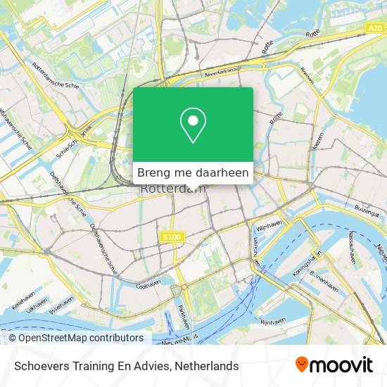 Schoevers Training En Advies kaart