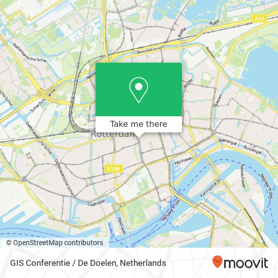 GIS Conferentie / De Doelen kaart