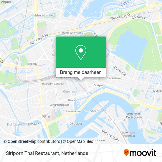 Siriporn Thai Restaurant kaart