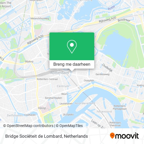 Bridge Sociëteit de Lombard kaart