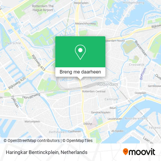 Haringkar Bentinckplein kaart