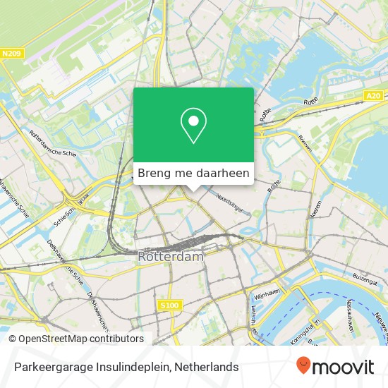 Parkeergarage Insulindeplein kaart