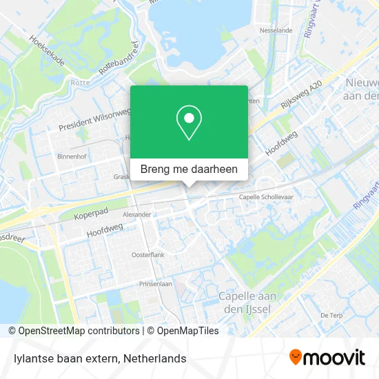 lylantse baan extern kaart