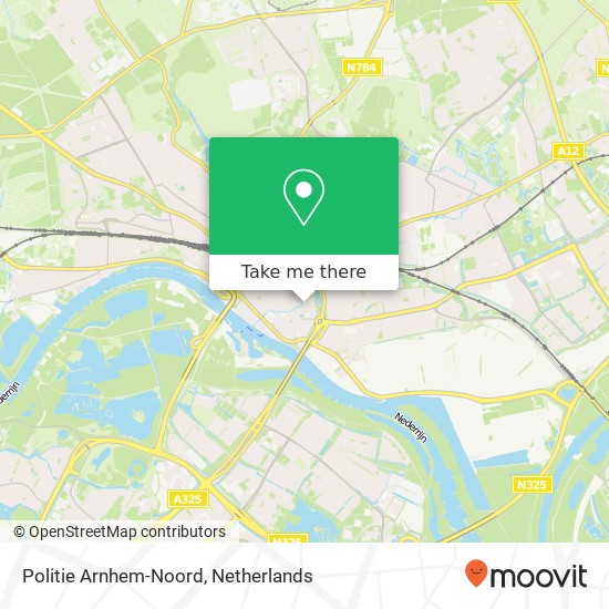 Politie Arnhem-Noord kaart