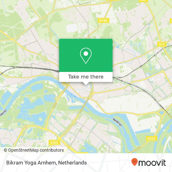 Bikram Yoga Arnhem kaart