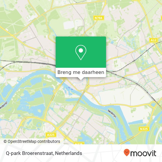 Q-park Broerenstraat kaart