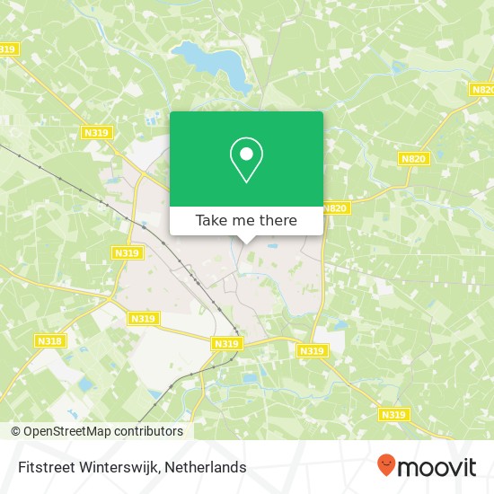 Fitstreet Winterswijk kaart