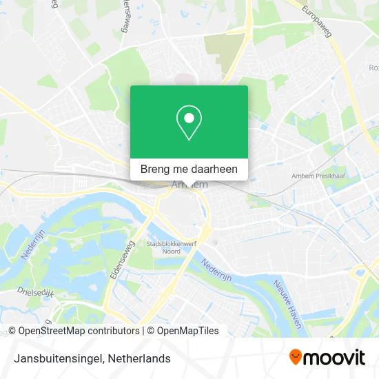 Jansbuitensingel kaart