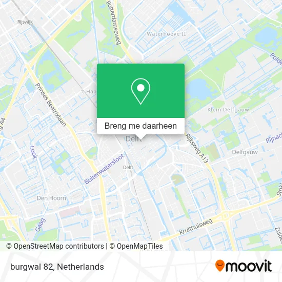 burgwal 82 kaart