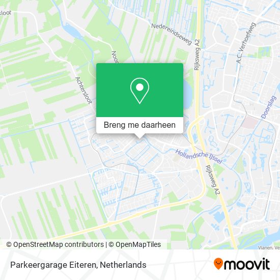 Parkeergarage Eiteren kaart