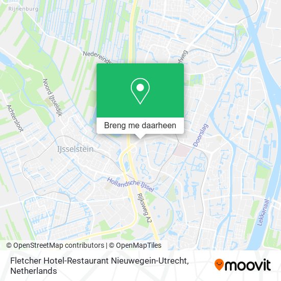 Fletcher Hotel-Restaurant Nieuwegein-Utrecht kaart
