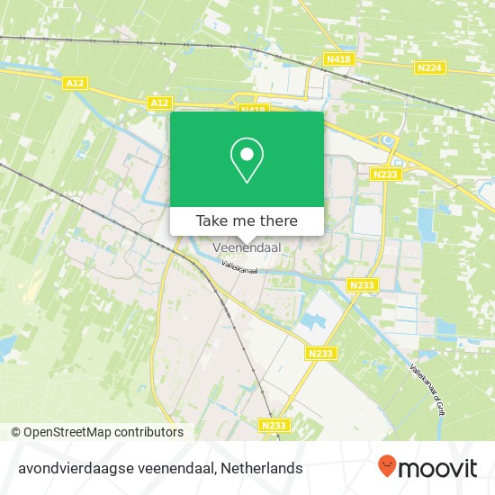 avondvierdaagse veenendaal kaart