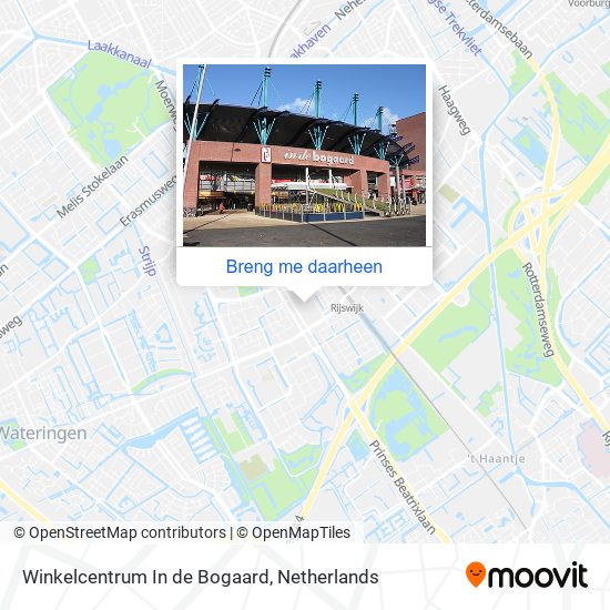 Winkelcentrum In de Bogaard kaart