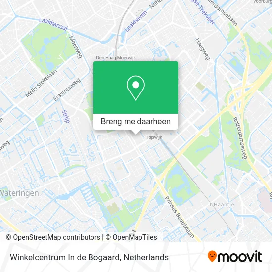 Winkelcentrum In de Bogaard kaart