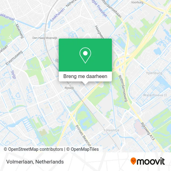 Volmerlaan kaart