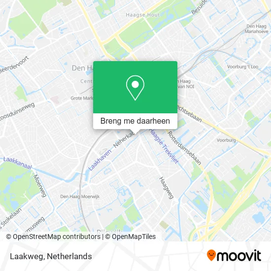 Laakweg kaart